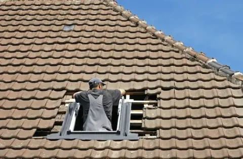 Pose de velux - Vert
